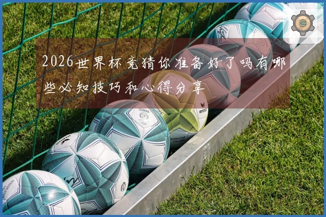 2026世界杯竞猜你准备好了吗有哪些必知技巧和心得分享